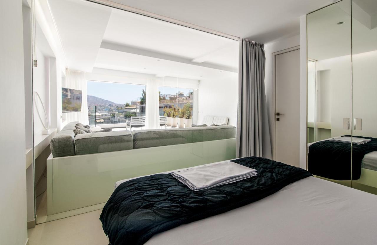 Ferienwohnung Kolonaki Square Panorama Penthouse Athen Exterior foto